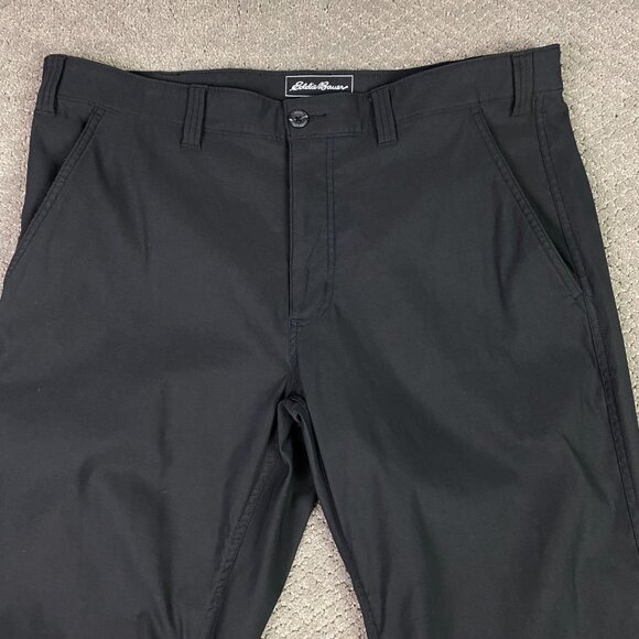 Eddie Bauer Men's Black Chinos - Picture 2 of 12